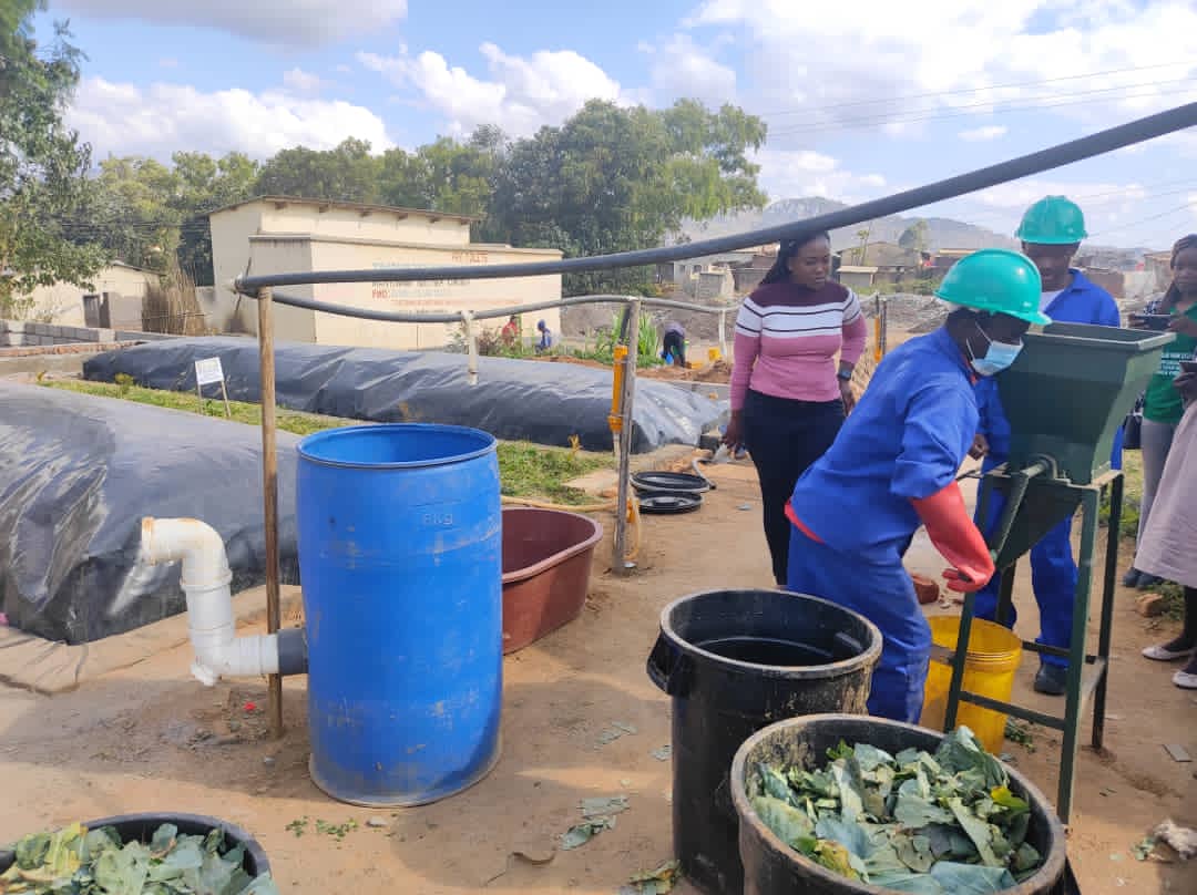 Market Food Waste to Biogas Energy